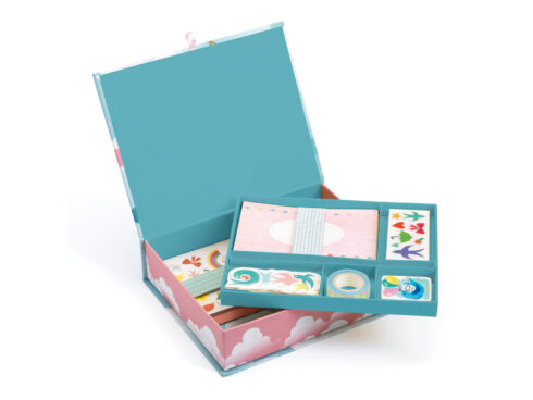 scatola dei segreti charlotte, set cartoleria djeco, giocattoli djeco