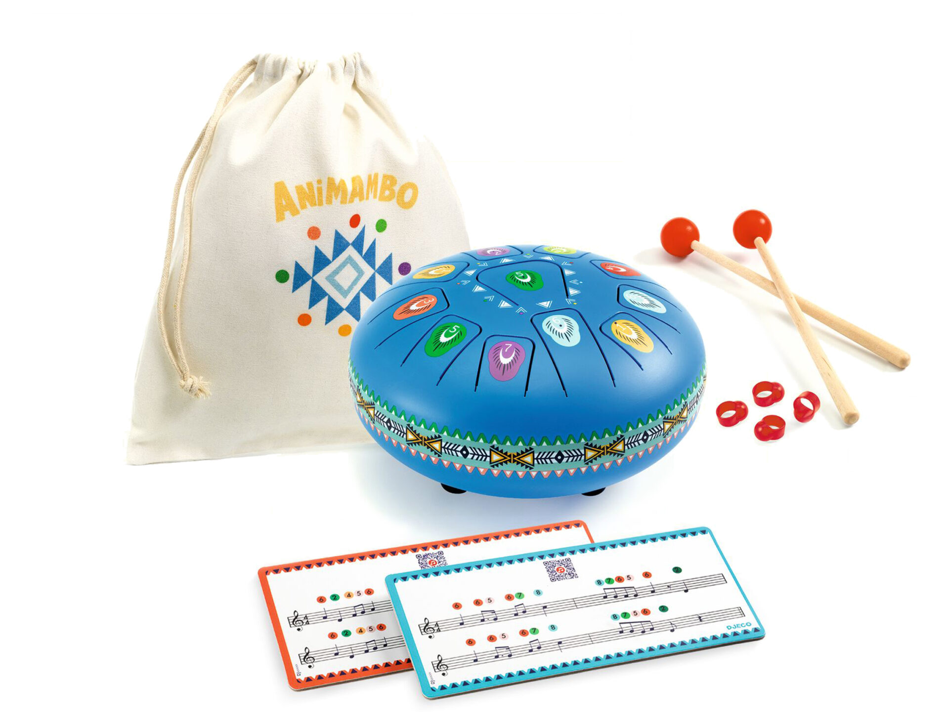 Metal tongue drum"Animambo" 11 note - immagine 2