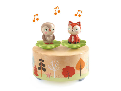 Carillon civetta e volpe danzanti