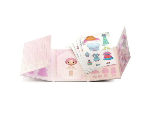 adesivi attacca e stacca riposizionabili per bambini piccoli, giocattoli djeco,