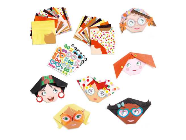 carte per origami , giochi creattivi per bambini, giochi creativi djeco , dj08755