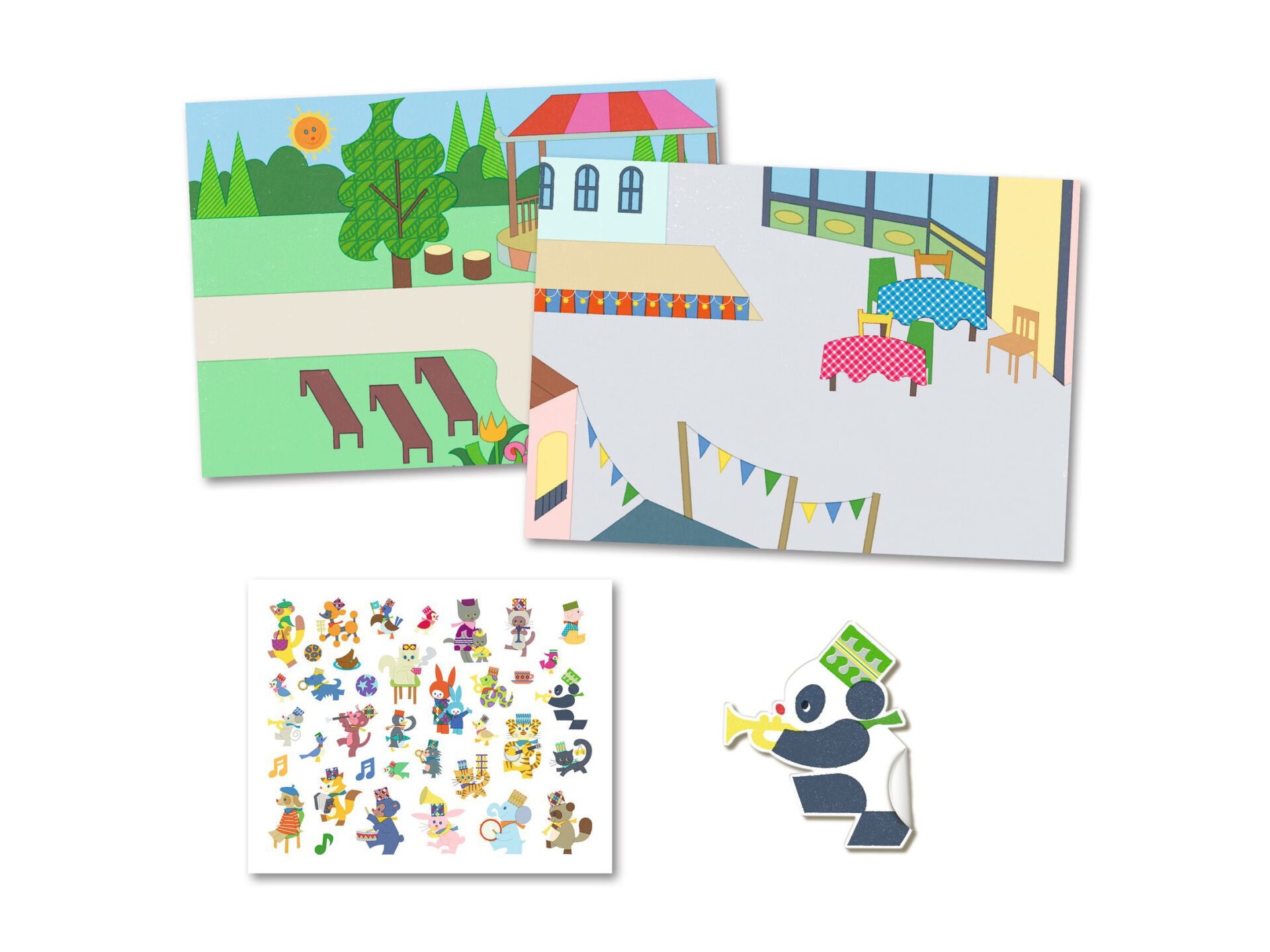 Stickers riposizionabili musicanti - immagine 3