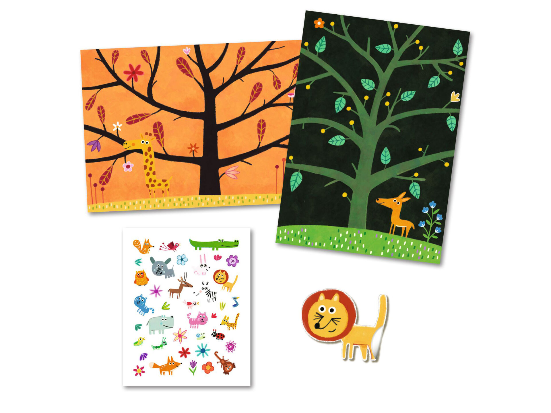 Stickers riposizionabili animali - immagine 3