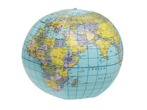 Mappamondo gonfiabile