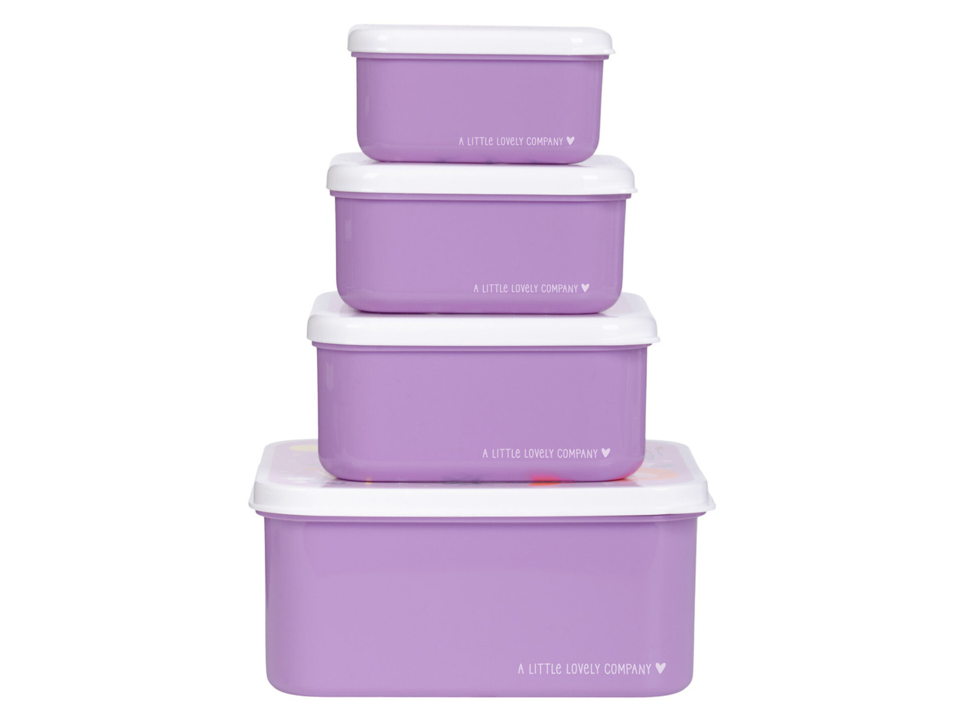 Set 4 Contenitori Porta Pranzo e Porta Merenda principesse - immagine 3