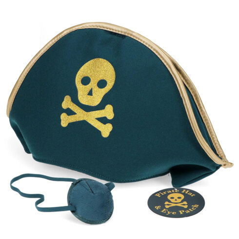 Cappello da pirata e benda