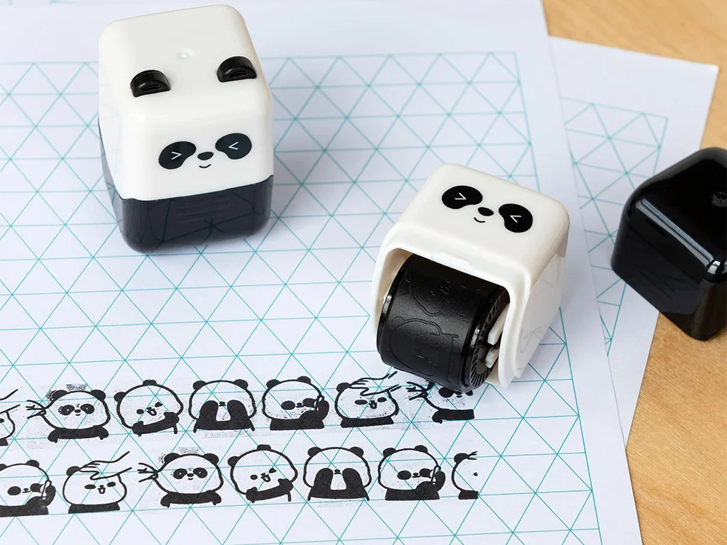 Timbrino a rullo panda - immagine 3