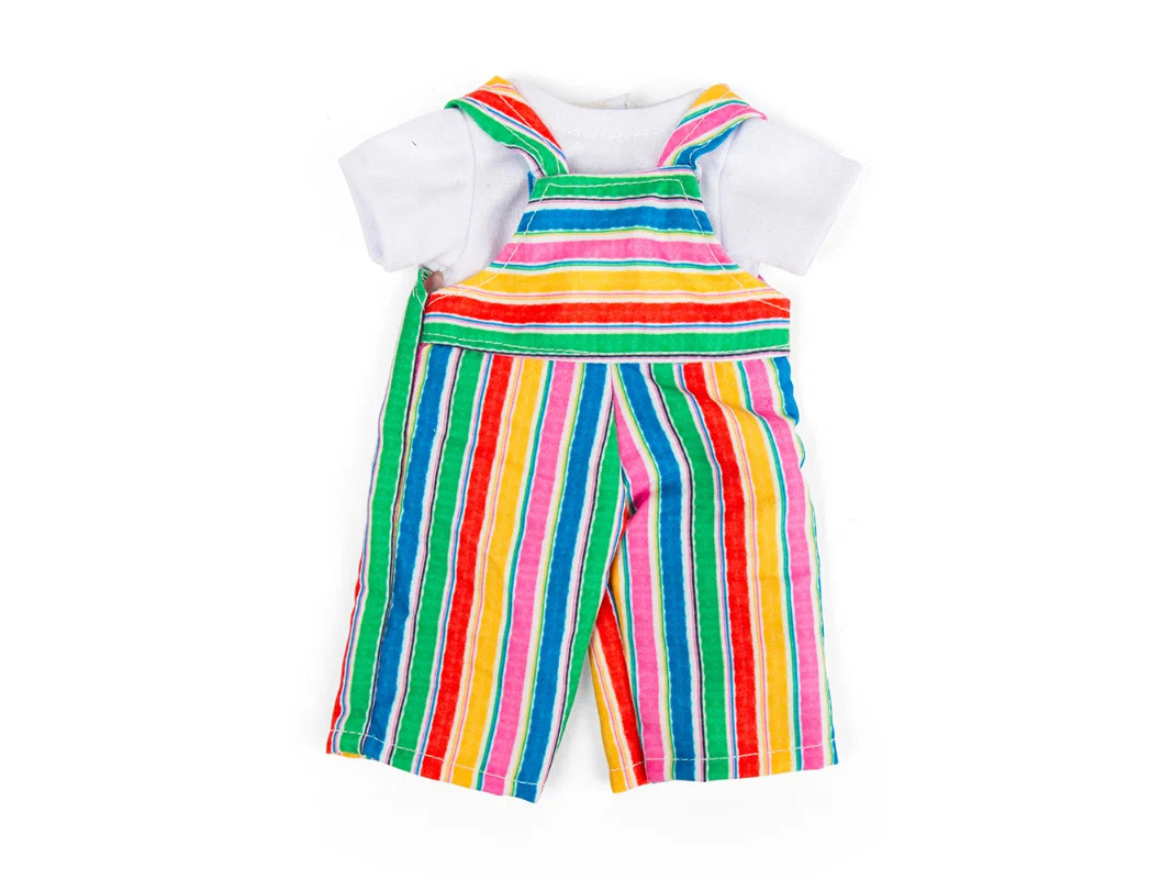 Vestito salopette e maglietta misura piccola